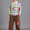 Kids Boys Clothing Set - White (KBAW25ST1)