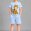 Kids Boys Clothing Set - Sky Blue (KBSS25CS488)