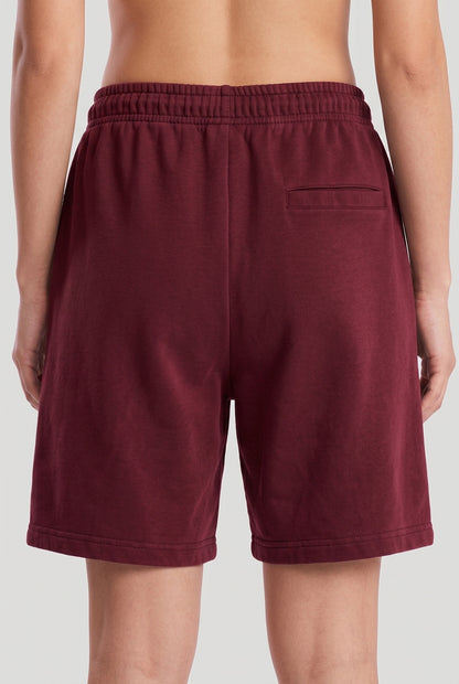Cool Bee Regular Fit Shorts Maroon for Women - Maroon Regular Fit Casual Shorts India - Lifestyle View