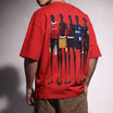 Matchday Abstract Tee Red