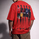 Matchday Abstract Tee Red