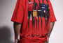 Matchday Abstract Tee Red