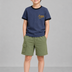 Kids Boys T-Shirt - Navy (KBSSTR21)
