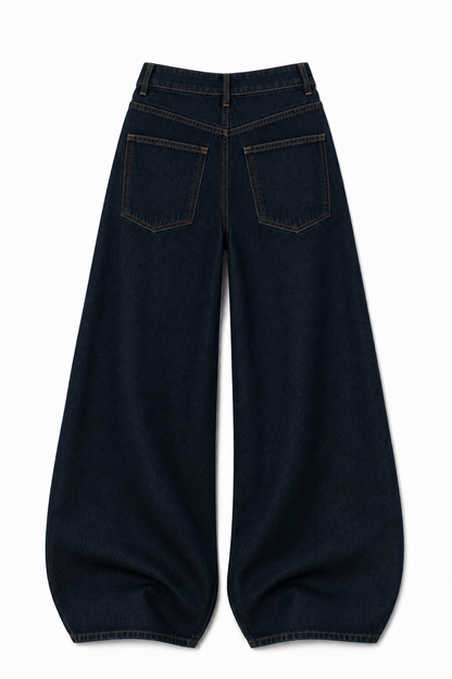 Frost Blue Wide-Leg Jeans – Coolbee Store, photo 7 of 7