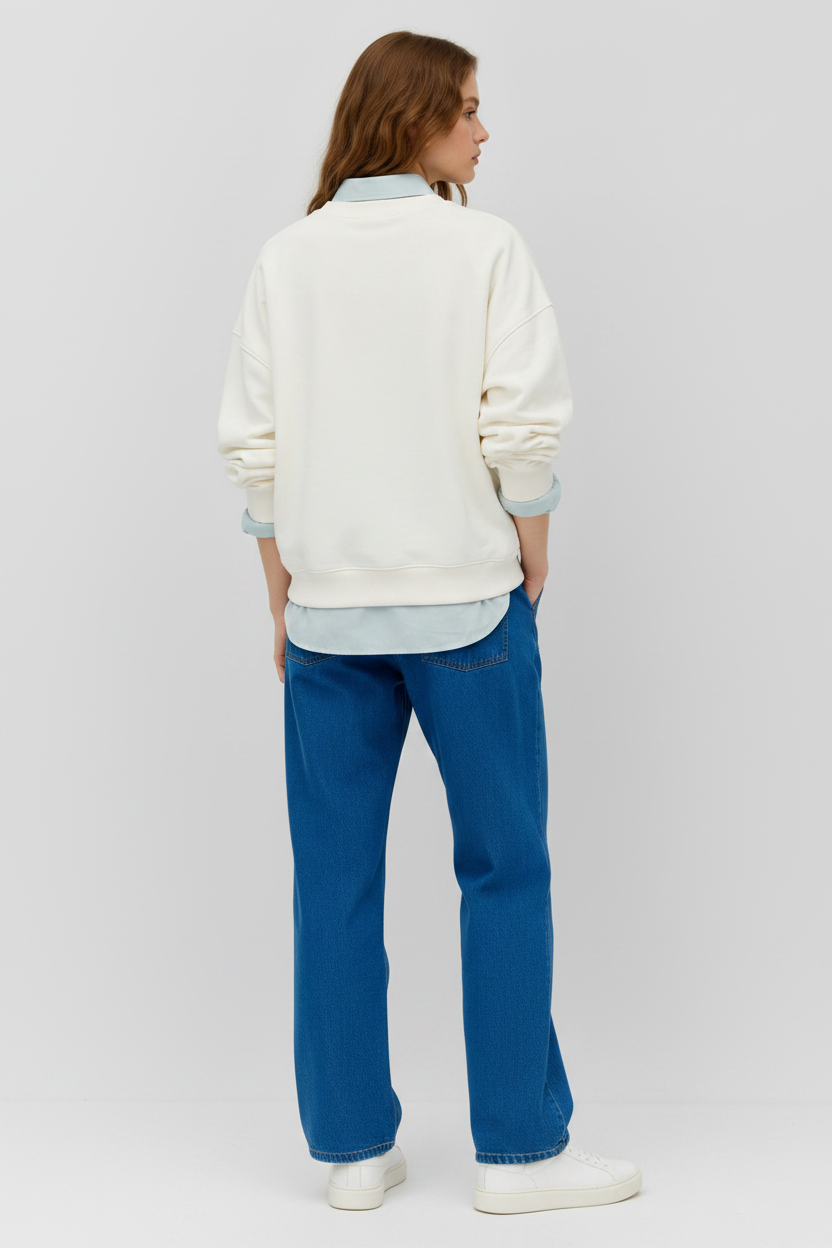 Full sweatshirt back view