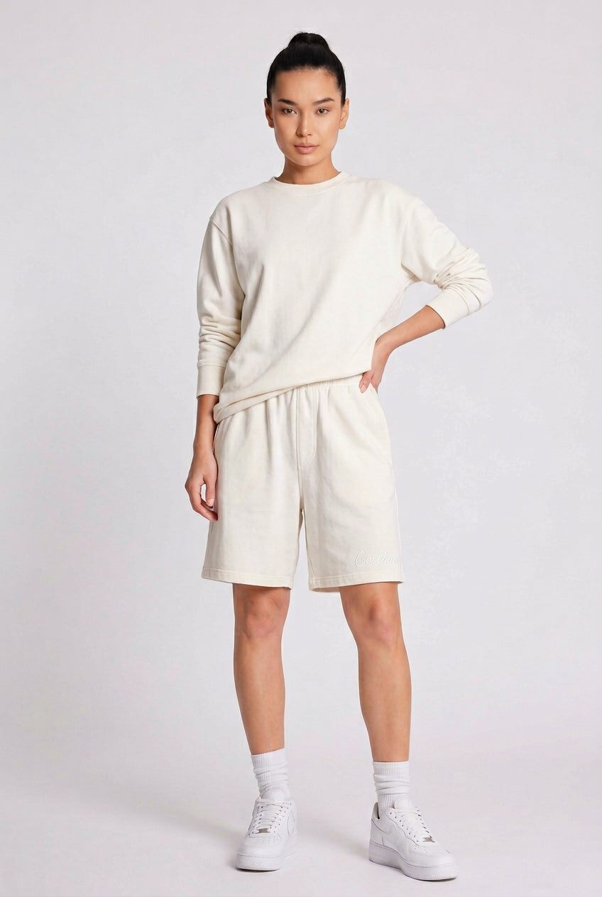Cool Bee Regular Fit Shorts White for Women - White Regular Fit Casual Shorts India - Detail View