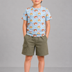 Kids Boys T-Shirt - Light Blue (CSKT237)