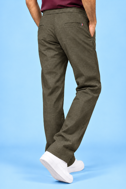 Linen Travel Pants Sea Grey