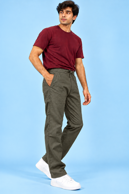 Linen Travel Pants Sea Grey