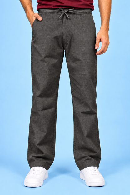 Linen Travel Pants Sea Grey