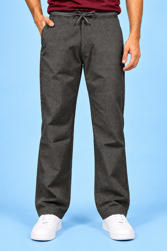 Linen Travel Pants Sea Grey