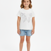 Kids Girls T-Shirt - Off White (CSKT230)