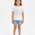 Kids Girls T-Shirt - Off White (CSKT230)