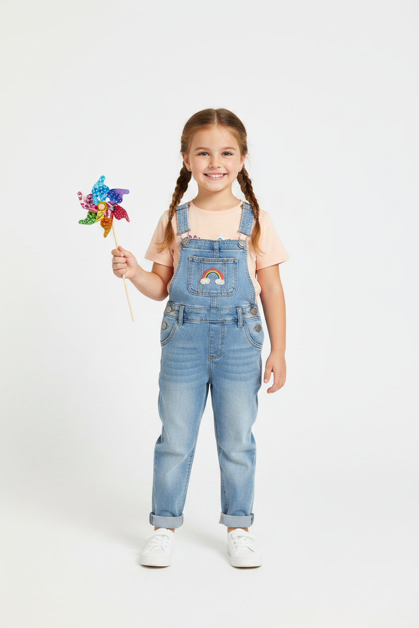 Coolbee Store – Girl in studio wearing peach just smile tee