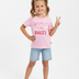 Kids Girls T-Shirt - Light Pink (KGSSA21)