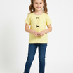 Kids Girls Top - Yellow (KGSSA52)