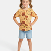 Kids Girls T-Shirt - Yellow (CSKT236)
