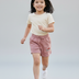 Kids Girls Shorts - Peach (CSKS107)