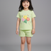 Kids Girls T-Shirt - Green (KGSSA32)