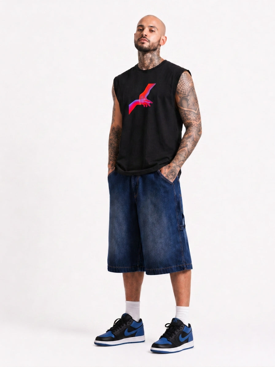 Cool Bee Men Tank Tees Divine for Men - Tank Top Gym Casual India - Detail View