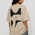 Perspective Graphic Tee Beige