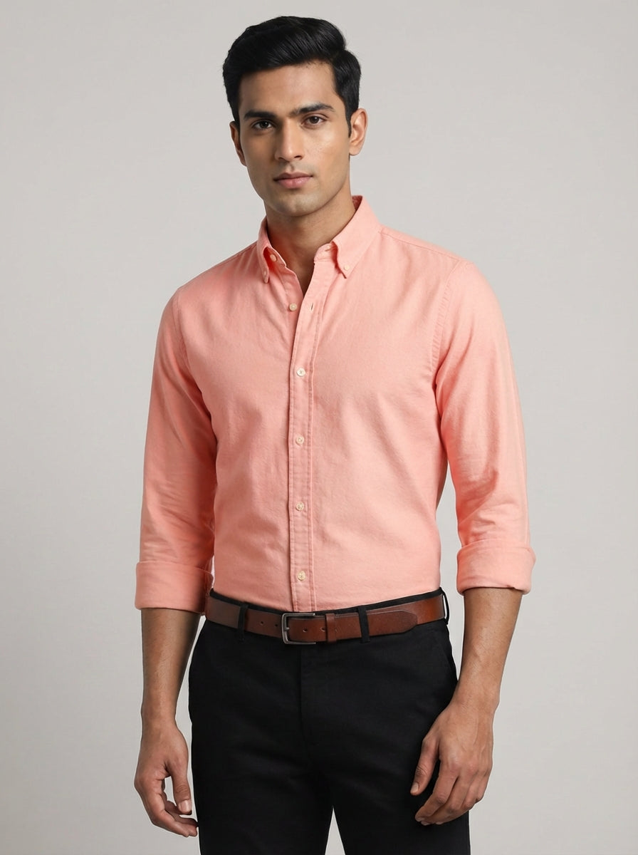 Essential Super Premium Oxford Shirt Peach