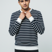 Coastal Waffle Long Sleeve Navy