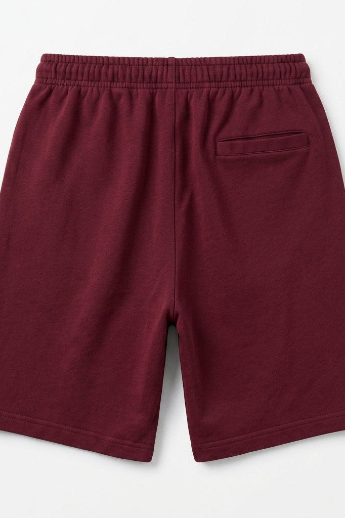 Cool Bee Regular Fit Shorts Maroon for Women - Maroon Regular Fit Casual Shorts India - Lifestyle View