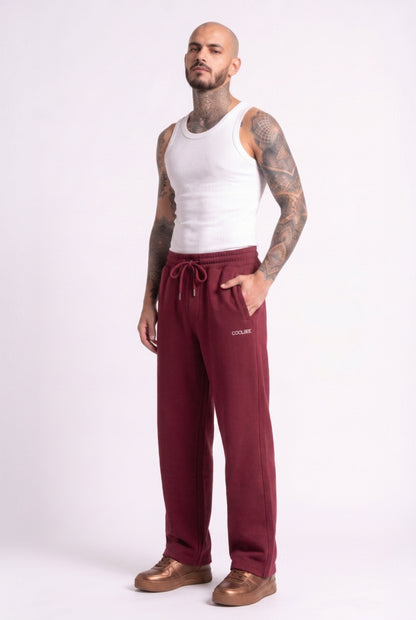 Cool Bee Joggers Maroon for Men - Maroon Joggers Casual Streetwear India - Detail View