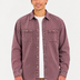 Mauve Wine Denim Washed Shirt