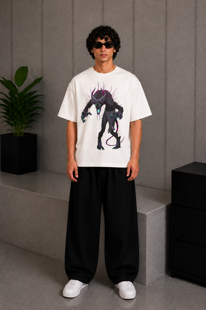 Night maw Tee White