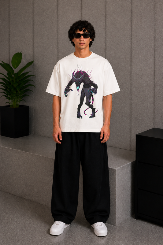Night maw Tee White