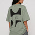 Perspective Graphic Tee Green