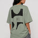 Perspective Graphic Tee Green