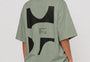 Perspective Graphic Tee Green