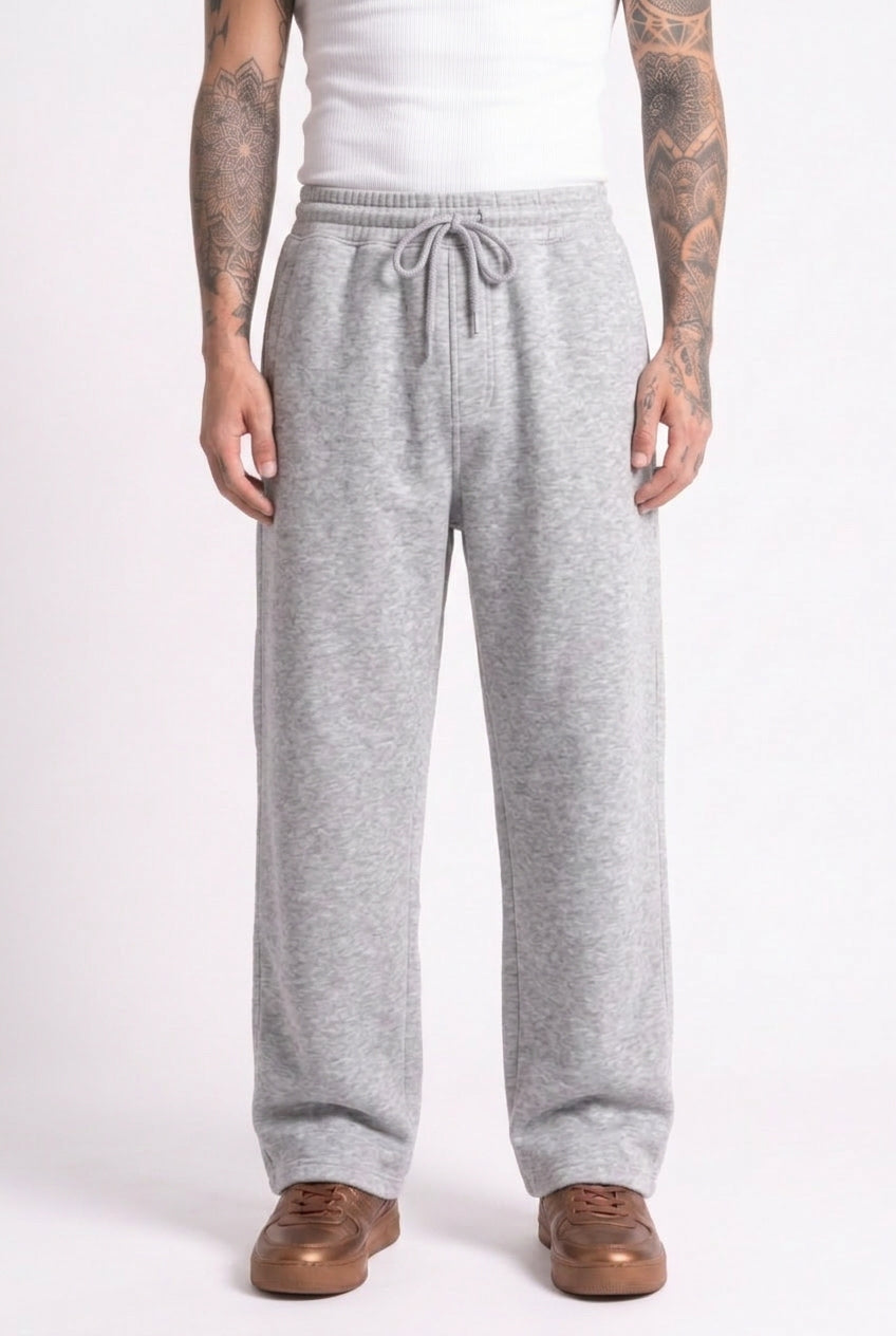 Cool Bee Joggers Gray Milange for Men - Gray Milange Joggers Casual Streetwear India