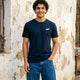 Essential Cotton Crew Neck T-Shirt Navy Blue