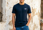 Essential Cotton Crew Neck T-Shirt Navy Blue