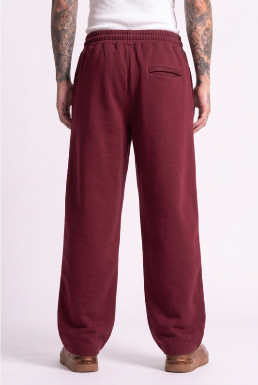 Cool Bee Joggers Maroon for Men - Maroon Joggers Casual Streetwear India - Back View