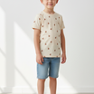 Kids Boys T-Shirt - Beige (KBSSAOP1)