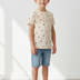 Kids Boys T-Shirt - Beige (KBSSAOP1)