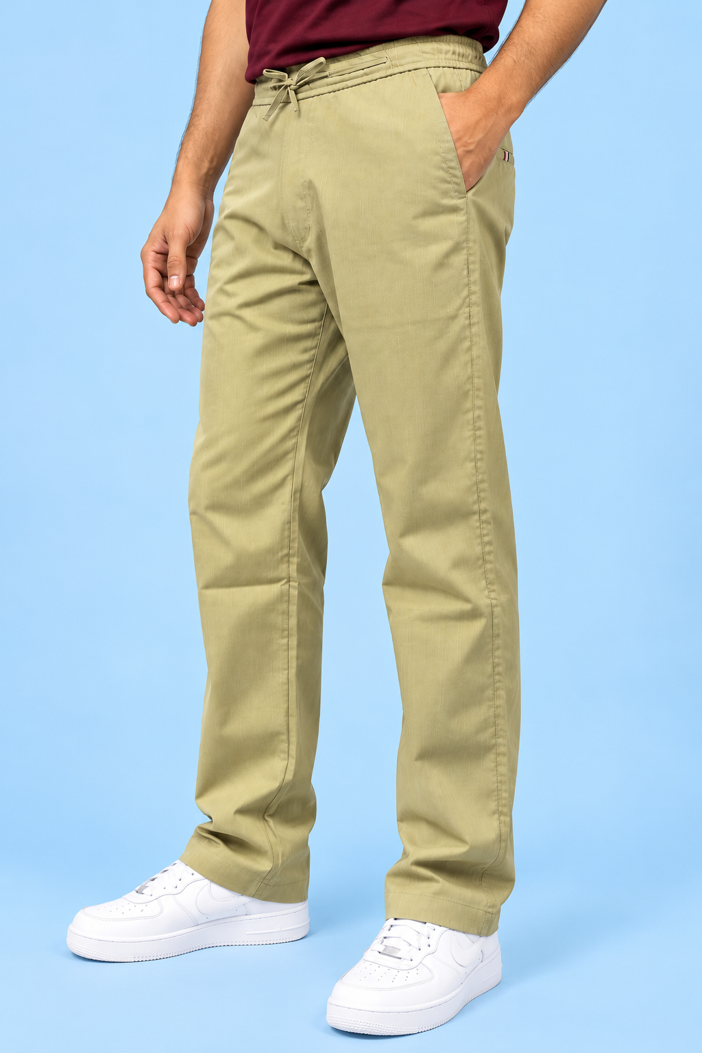 Linen Travel Pants Dark Beige