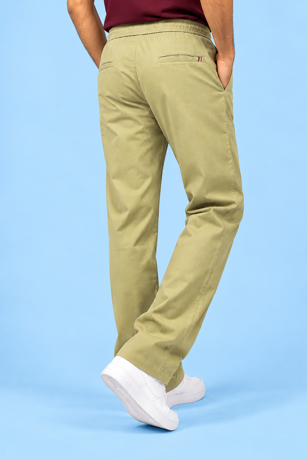 Linen Travel Pants Dark Beige