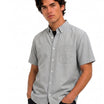 Oxford Casual Half Shirt Grey