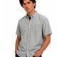 Oxford Casual Half Shirt Grey