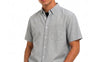 Oxford Casual Half Shirt Grey