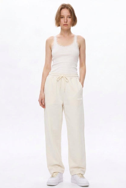 Cool Bee Joggers Off White for Women - Off White Joggers Casual Streetwear India