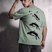 Orbital Drift Tee Green Men