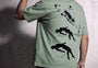 Orbital Drift Tee Green
