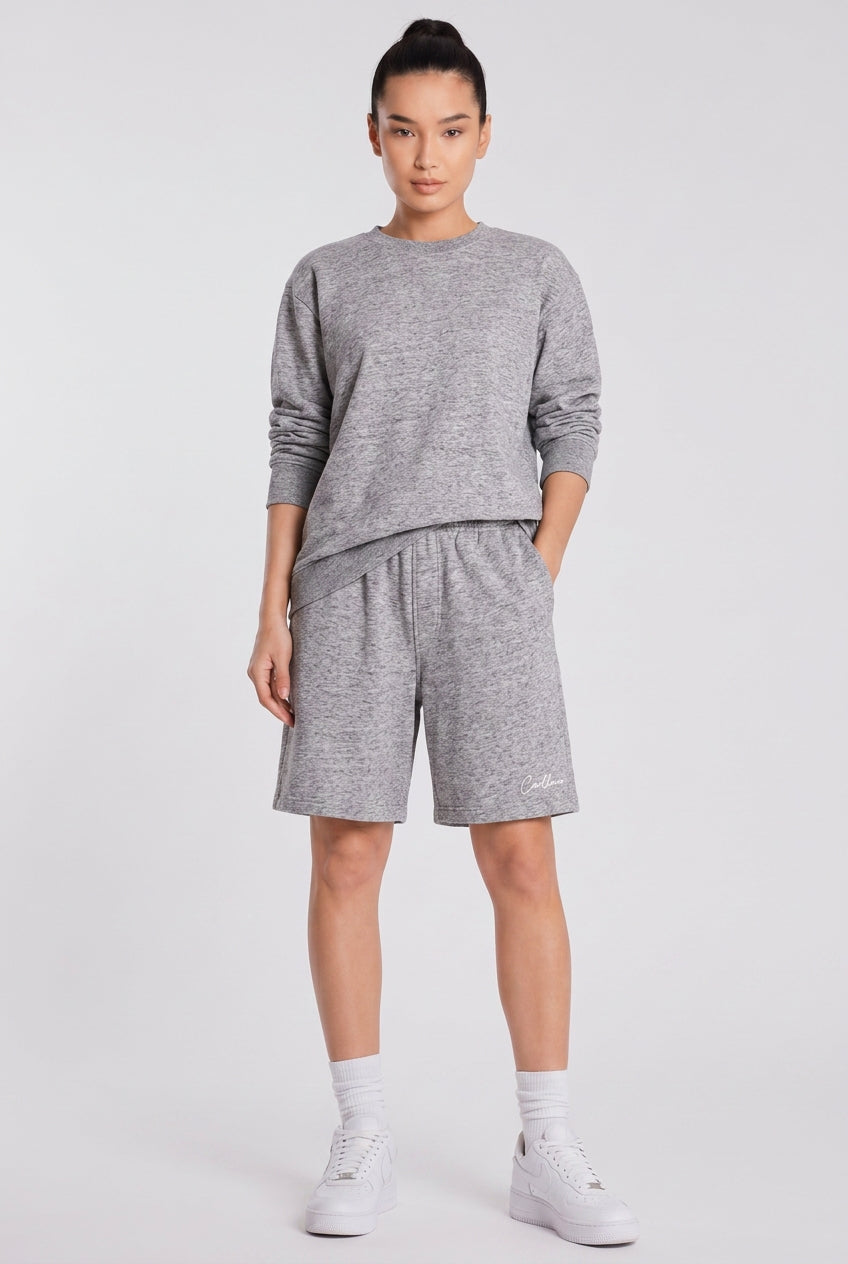 Cool Bee Regular Fit Shorts Regular Gray for Women - Gray Regular Fit Casual Shorts India - Back View